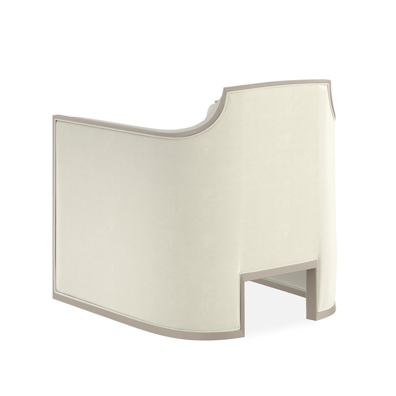 The Cat's Meow Chair, White Velvet