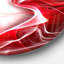« 3d fractal abstract design », impression sur métal-434306260