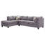 Canapé modulaire Malone G642B-SC (3 boîtes), gris