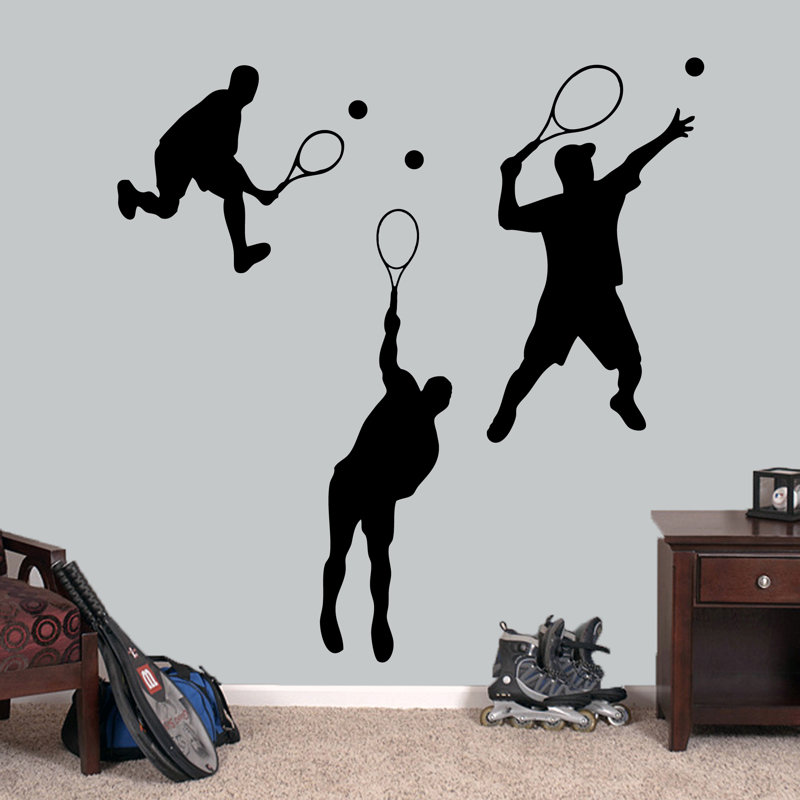 Ansorge Sports Wall Decal, Black