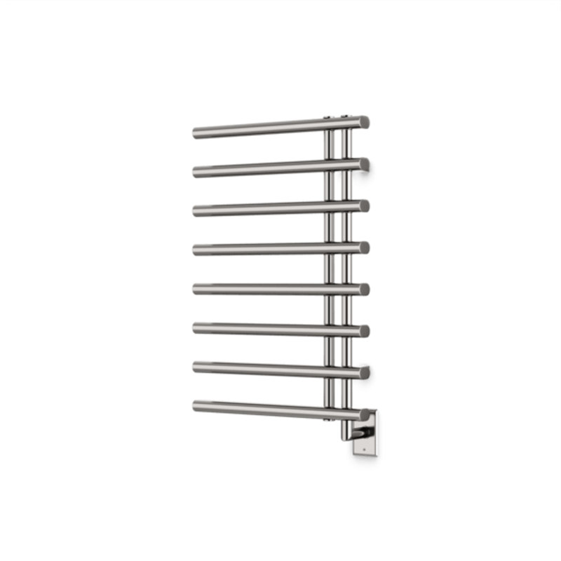 Chauffe-serviettes à panneau plat, Nickel brossé