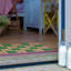 Petal Checkerboard Coir Doormat-1025304931-1009020494