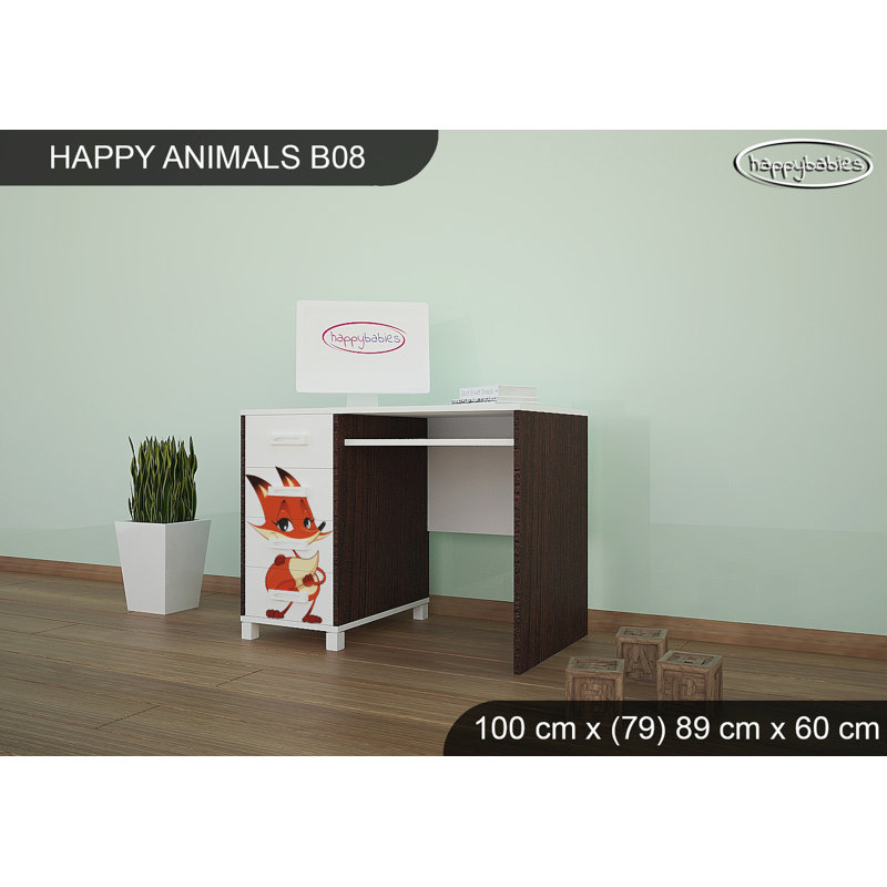 100cm Writing Desk, Chestnut