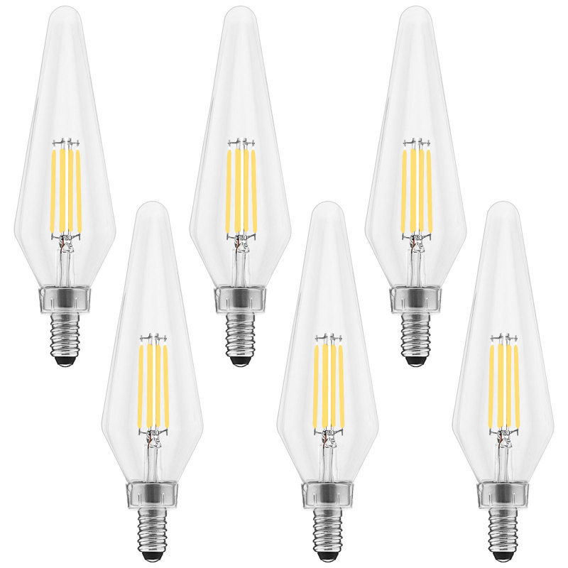 4.5 W C11 E12/Candelabra LED Smart Bulb, 5000