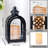 11.22'' H Metal Tabletop Lantern with Candle Included-864427632