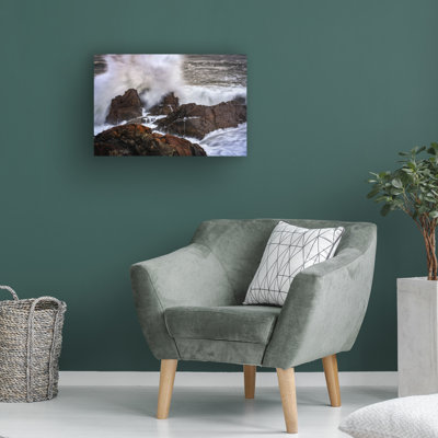 Art mural sur toile tendue - Rick Berk «Ogunoust Tempest», art mural pour le salon, la chambre à coucher ou le bureau - 22 x 32