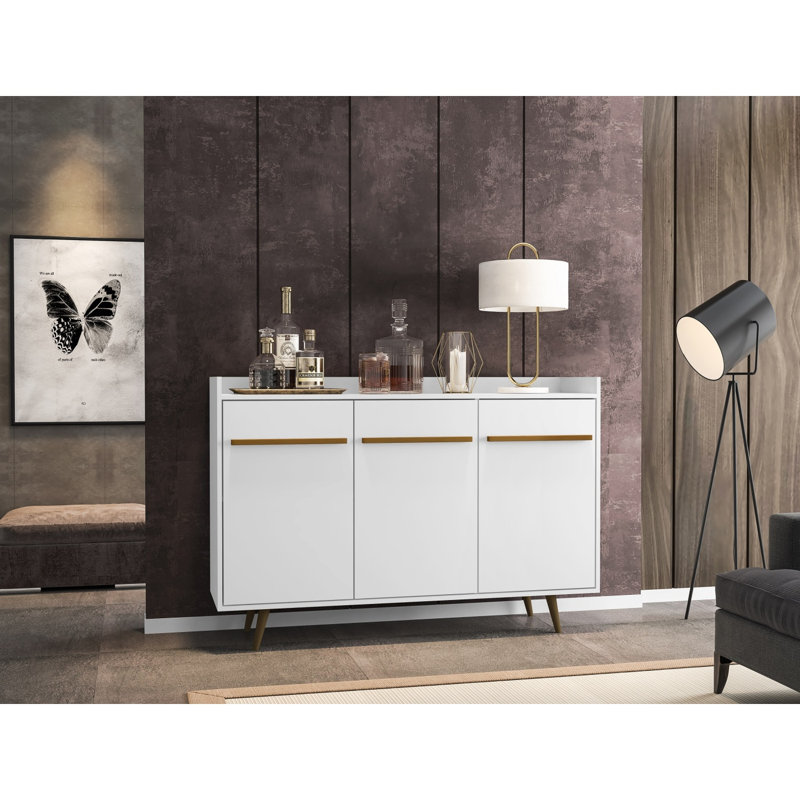 Buffet blanc 54 "Bradley, Blanc