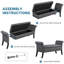Banc de rangement rembourré l 52 po Sholom-2036811686