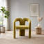 Ensemble confortable de chaises d'appoint rembourrées en velours pour divers espaces-516711791