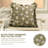 Fabdivine Frill Double Side Hidden Zipper Rectangle Block Print, Gray Linen Pillow Cover-107145381-107145386