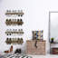 12 Pair Solid Wood Shoe Rack
