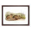 Bachmans Hares by J.W. Audubon - Picture Frame Painting Print-55683454-55683453