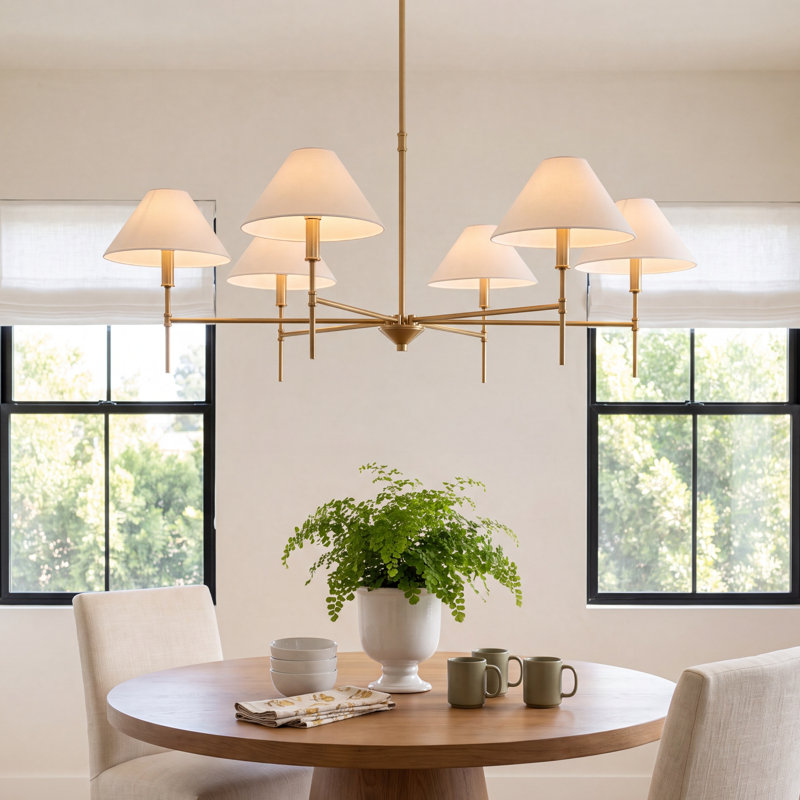 Alessandra Iron 6-Light Chandelier