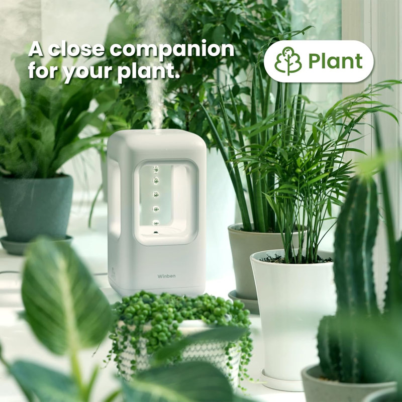  Humidificateur anti-gravité à goutte d'eau, Blanc