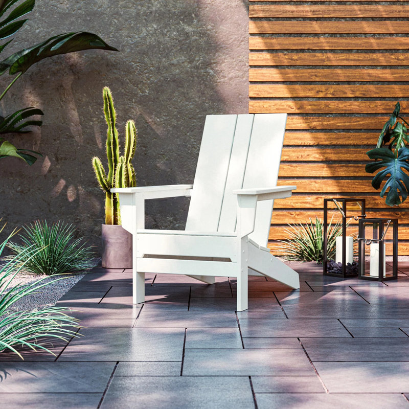 POLYWOOD x AllModern Adirondack Chair, White