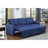Upholstered Pull out Sectional Sofa with Chaise