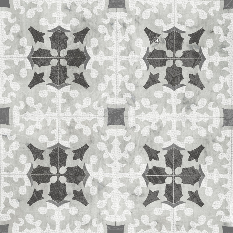 Boho Luxe Tile V by June Erica Vess - Wrapped Canvas Print, 30cm H x 30cm W