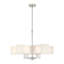 Lustre géométrique 5 lumières à abat-jour Aickel-22375425