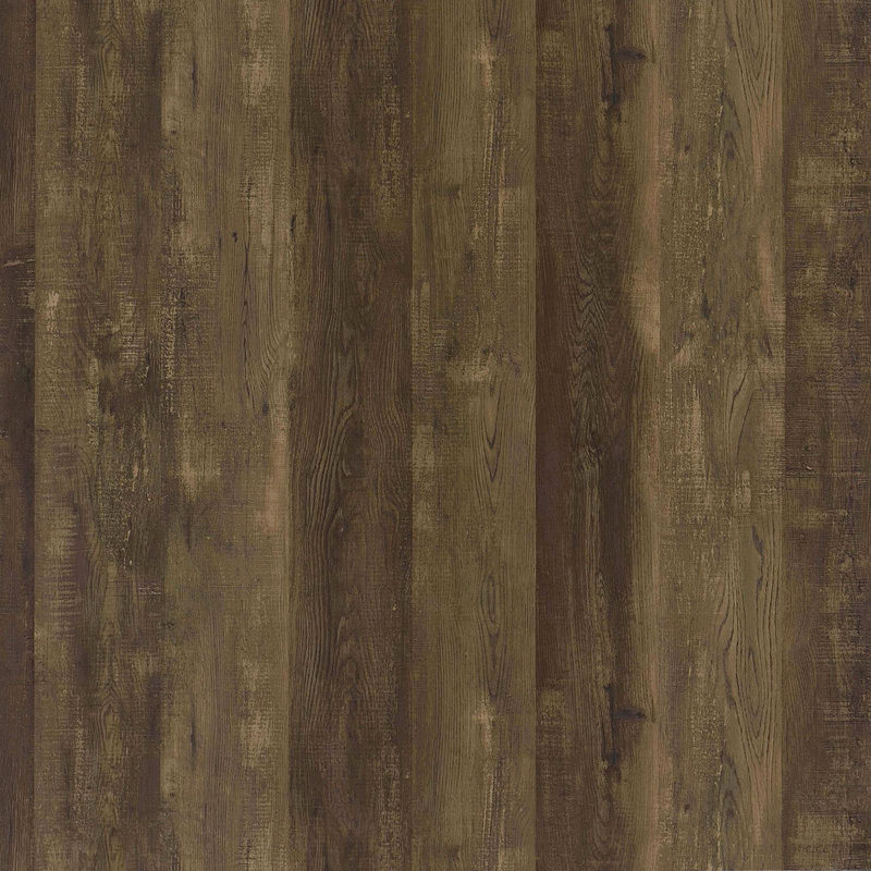 Black And Rustic Oak 40-Inch Wall Shelf