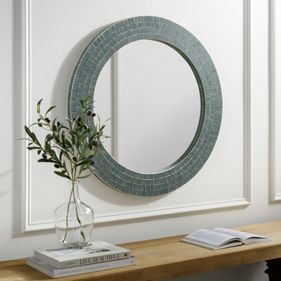 Annica Wood Flat Wall Mirror