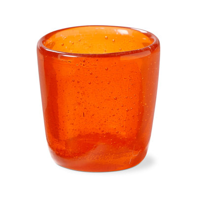 Porte-bougie en verre soufflé Ebern Designs