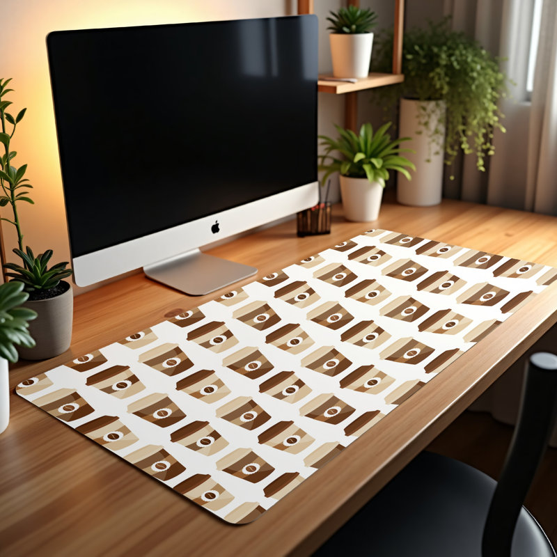 Polyester Desk Pad, 31.5x15.5