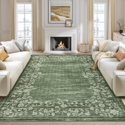Floral Area Rug