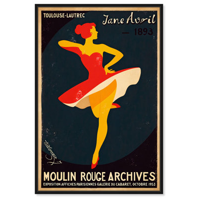 «Moulin Rouge», reproduction d'art sur toile par Art Remedy