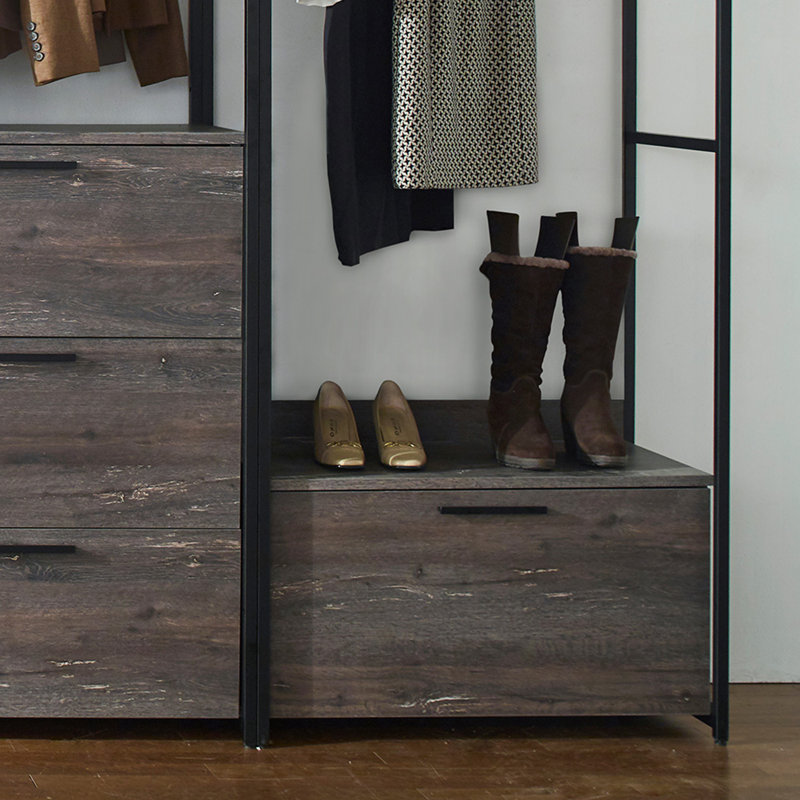 Wood Walk-in Closet System