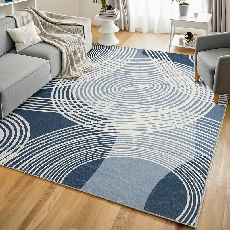 Tapis de salon rectangulaire Kieshawn, Rectangle de 5 pi x 8 pi