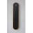 9.5X2x47.2" Decorative Rubber Frame Mirror With Elongated Oval Frame