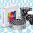 French Bull 6-Piece 6.5" B&W Appetizer Plate