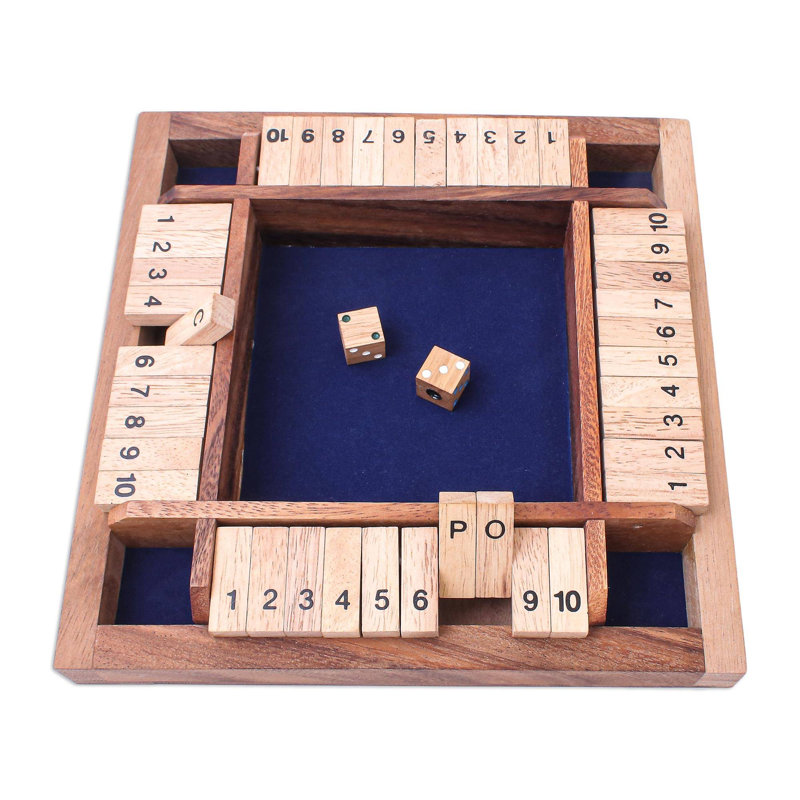 Jatoria Shut The Box, jeu en bois