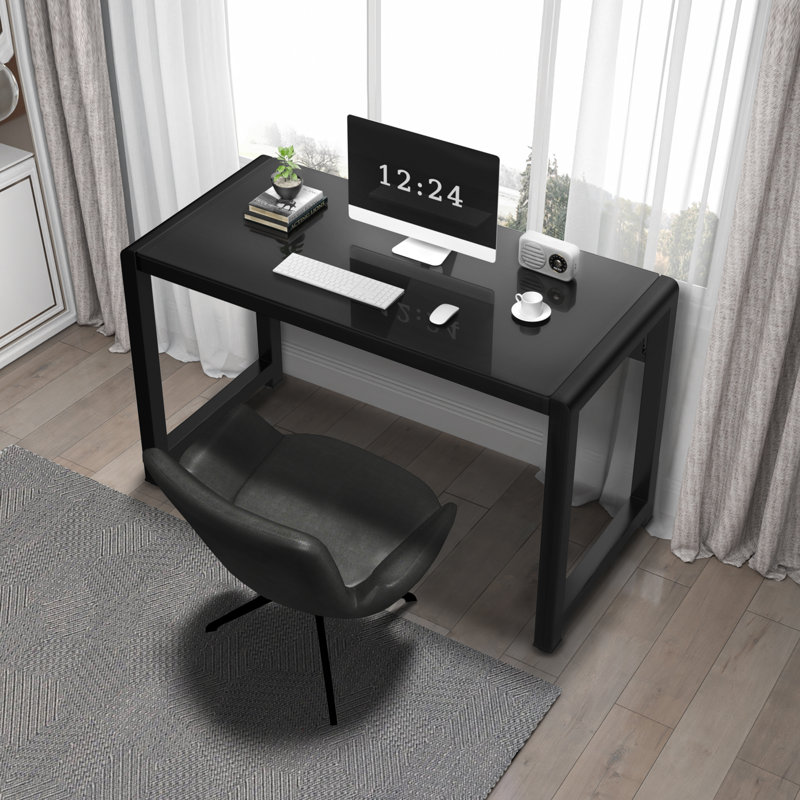 Spigner Glass Writing Desk