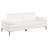Marasia Chenille Upholstered Track Arm Sofa Ivory