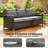 Comfort Couch Sofa,Wicker Outdoor Sofa,Deep Seat Sofa