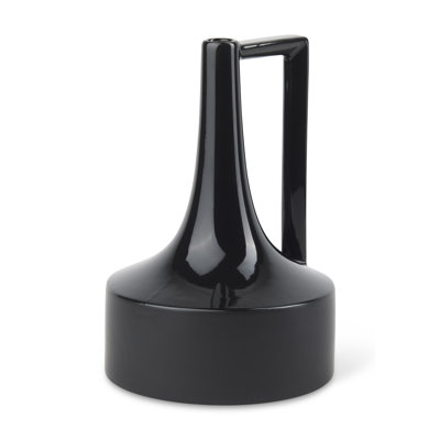 Vase 12 "en céramique noire