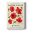 Impression florale vintage encadrée Cxxx - bois massif