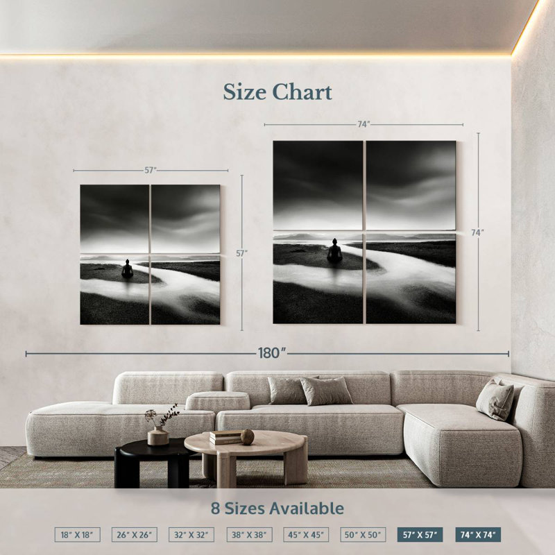 Kerrick Zen Stream, H 57 po x l 57 po
