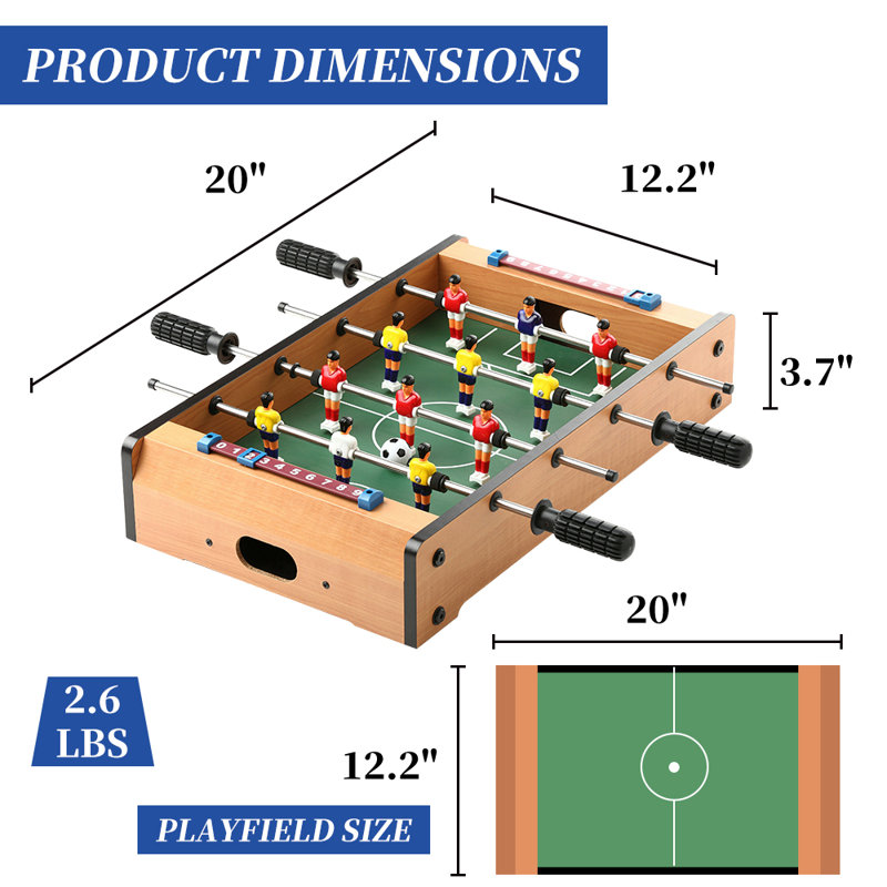 Mini table de soccer sur table 20 "pour enfants TALLO
