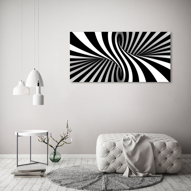 Swirl Abstraction - Wrapped Canvas Print