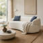 Canapé courbé Mid-Century moderne, canapé 3 places Cloud-532230932