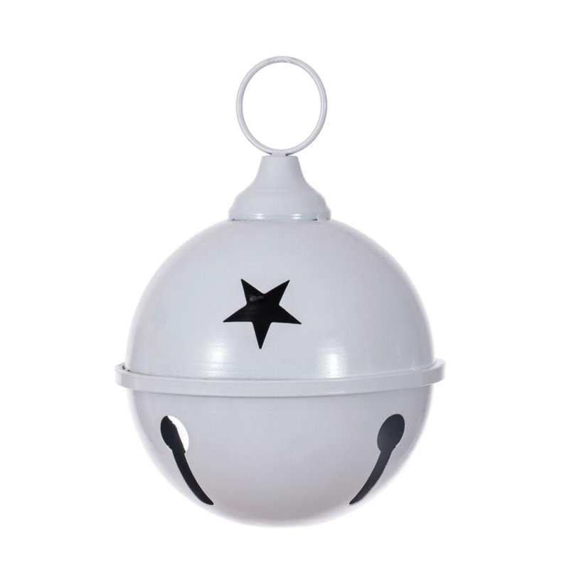 Ornement cloche Miamitown, blanc