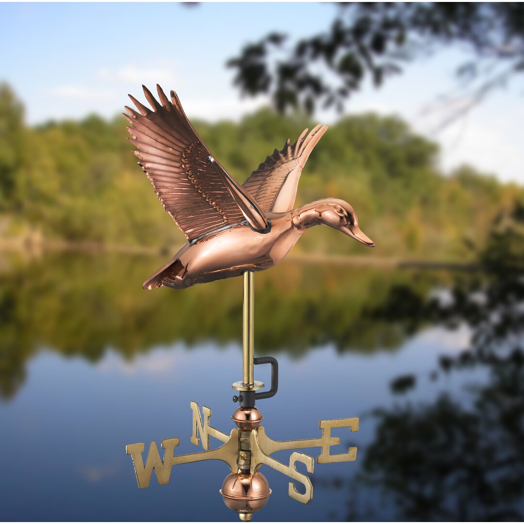 Fliegende Ente Wetterfahne Caledian