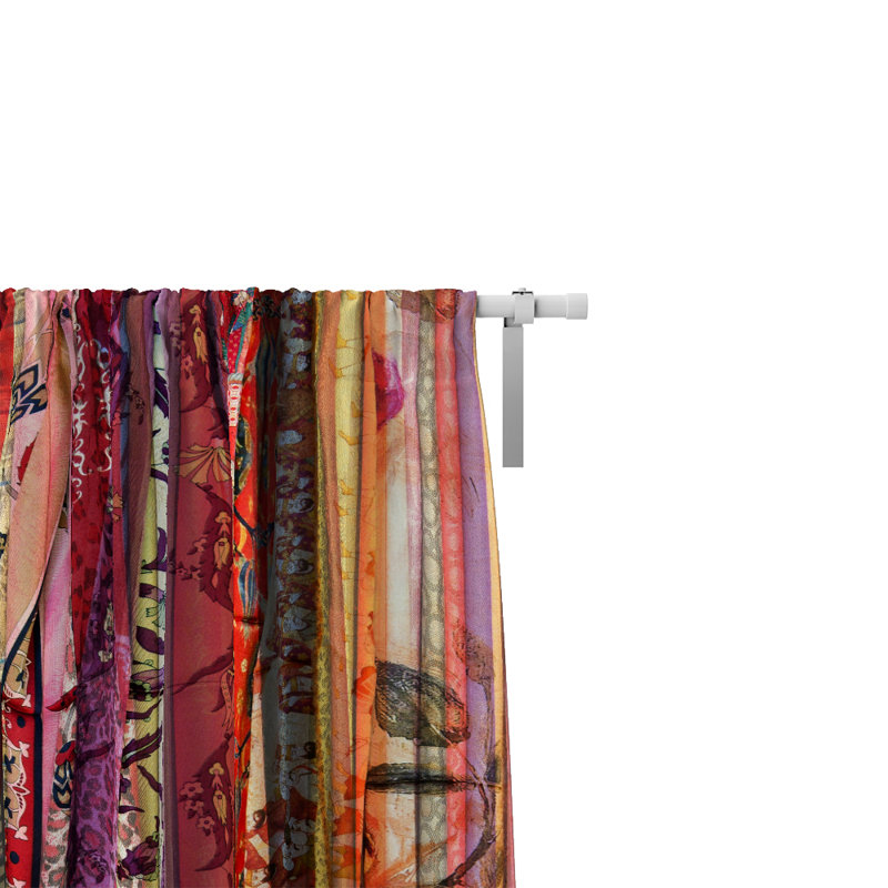 Semi Sheer Curtain Pair, 20" W x 52" L