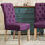 Chaise Parson rembourrée et capitonnée Charlotte-1786669699
