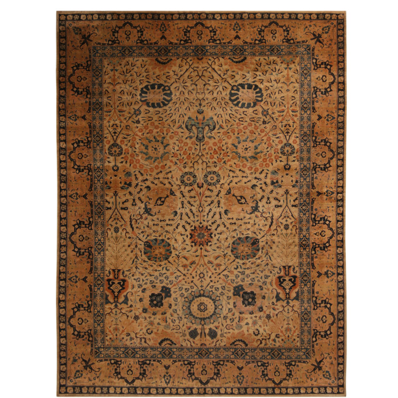 Wool Floral Area Rug
