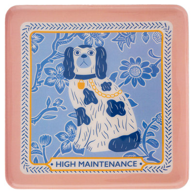 Plateaux émaillés pour chien Staffordshire