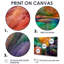 «Gerard Colorful and Dark Gradient Clouds», impression sur toile-55632685-55632688-116161250