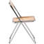 Chaise d'appoint pliante en acrylique Birgitta-931903200